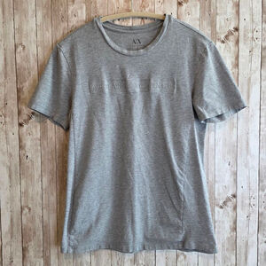Men's Armani Exchange T-shirt Size S Gray